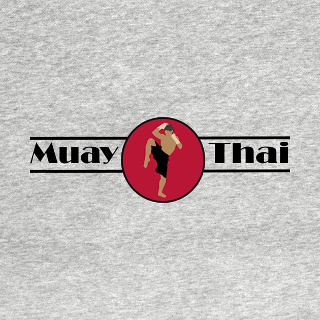 Muay Thai fighter thailand t shirt thai boxing tee by Jakavonis